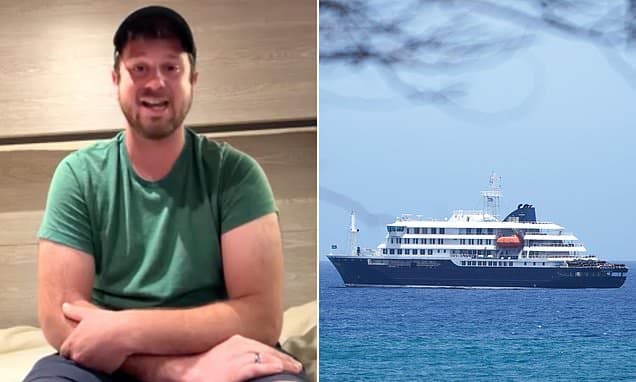 Cruise passenger breaks down while pleading 'real people' stuck on ship where 3 died in hantavirus outbreak