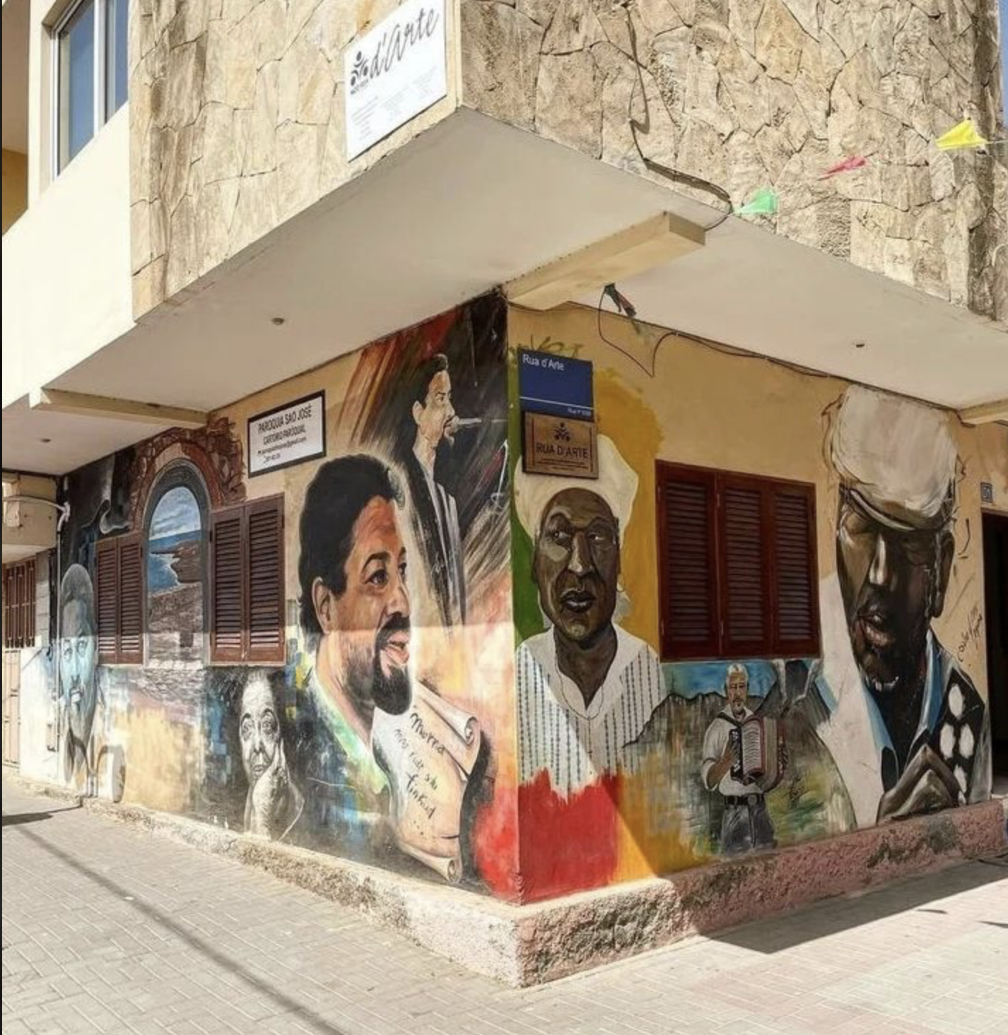 Rua de arte - Terra Branca, Praia